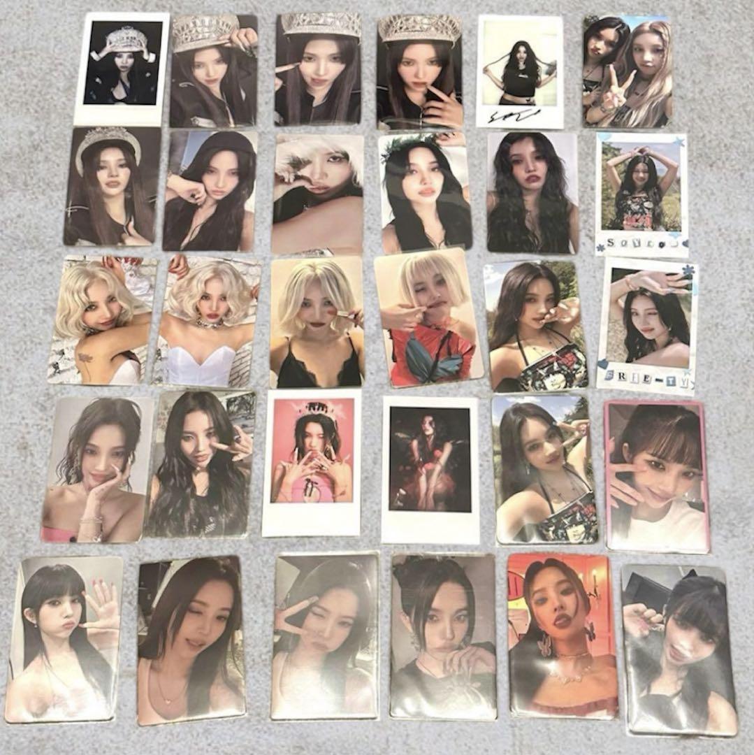 

[USED] (G)I-DLE Soyeon trading card 30 pieces Rakidoro