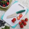 Nonslip Poly Cutting Board Reversible Durable Easy Clean Kitchen Tool Food Chopping Nonabsorbent Safe Knives