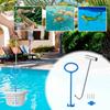 Skimmer Basket Handle,Skimmer Basket Handle Hook Universal Pool Skimmer Basket Handle Fit Inground Pool Skimmer Basket Durable