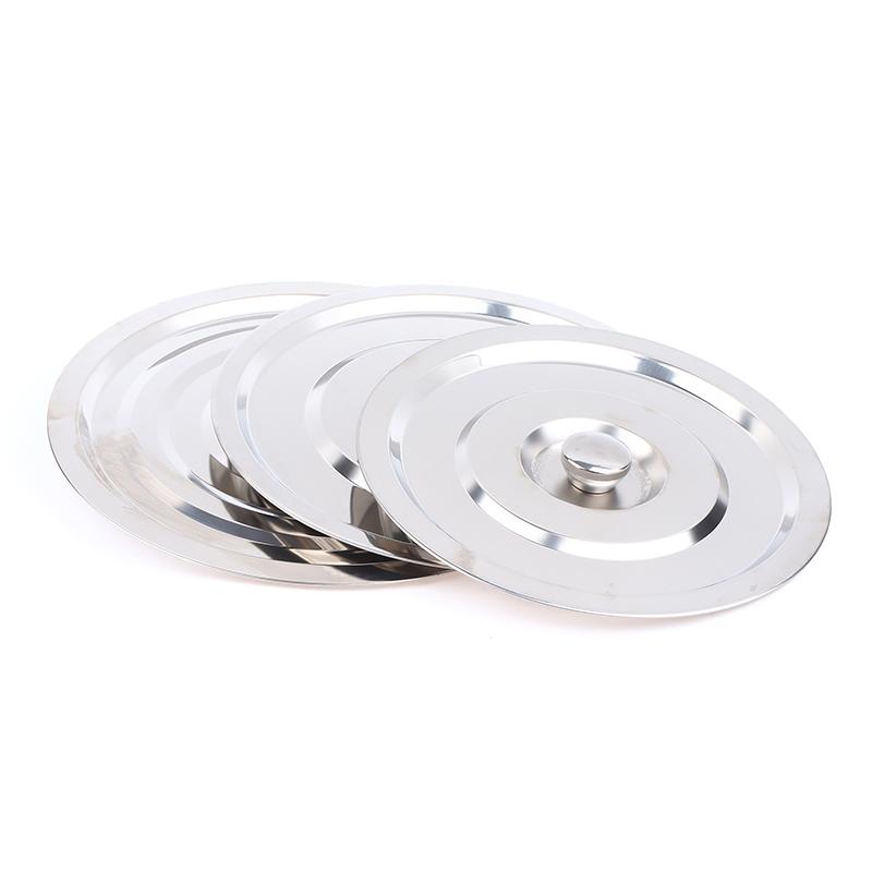 Kitchen Cooking Pot Lid Replacement 1 Piece Thicken Silver Stainless Steel Round Cover for Pan Saucepan