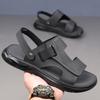 Sandals Men's 2025 New Outer Wear Driving Dual-purpose Men's Thick-soled Sandals Soft-soled Beach Shoes