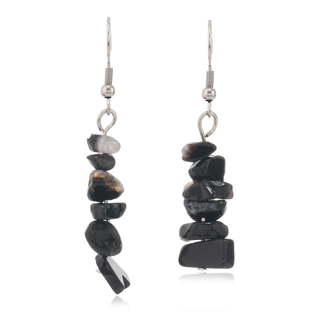 New European and American Fashion Light Luxury Long Earrings Women's Simple Handmade DIY Geometric Earrings