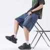 Men's Casual American-Style Denim Cargo Shorts - Summer Lightweight, Loose, Straight-Leg Design