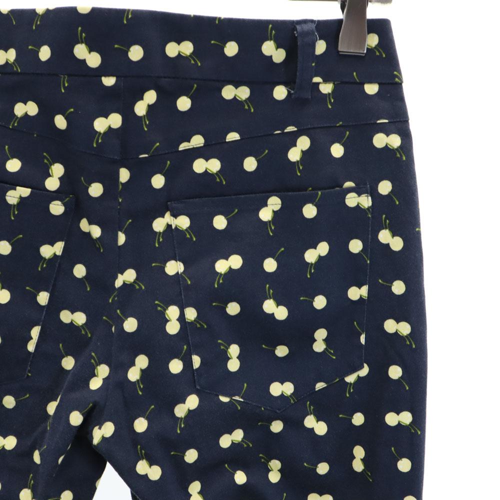 MAX&CO cherry pattern skinny pants 38 Navy Women Used