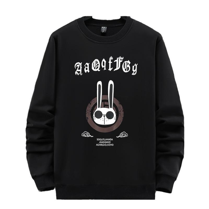 Spring and Autumn Plus Size Sweatshirt Men's Round Neck Loose Big Belly Casual Long-sleeved Bottoming Shirt  4XL-11XL