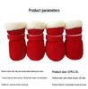 Velvet Snow Boots for Small Dogs: Soft Sole Pet Shoes for Teddy, Pomeranian, Poodle, Bichon Frise