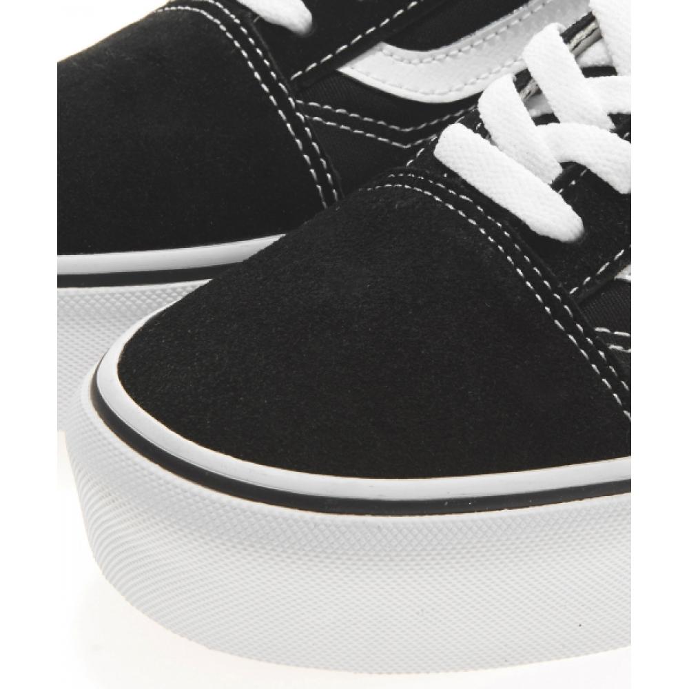 Barnes Old School Platform   Black White Vn0a3b3uy281