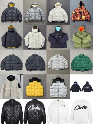 Corrected: Corteiz Alcatraz Hip Hop Hooded Cotton Jacket with Embroidered Lettering - Trendy American Style Coat