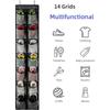 12/14/24 Pockets Over the Door Shoe Organizer Large Mesh Pockets With 4 Hooks Mesh Fabric Shoe Rack Storage Bag For Bedroom