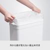 Airtight Trash Can with 17cm Fits Diapers in Hides Made in Seals Airtight Like-it Lid, Odor-Proof, Diaper-Friendly, Wide, Gap, Bags, 25L, Japan,