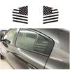 Black Rear Side Quarter Window Decal US Flag Sticker For 2011-2022 Dodge Charger