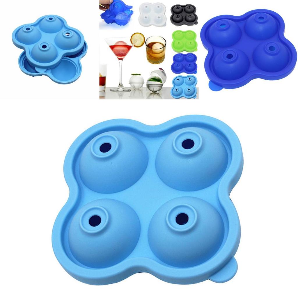 Premium Silicone Whiskey Ice Cube Ball Maker For Refreshing Cocktails