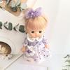 Heart Polka Dot Skirt & Butterfly Bag Set for 25cm Milu Tanggu Doll