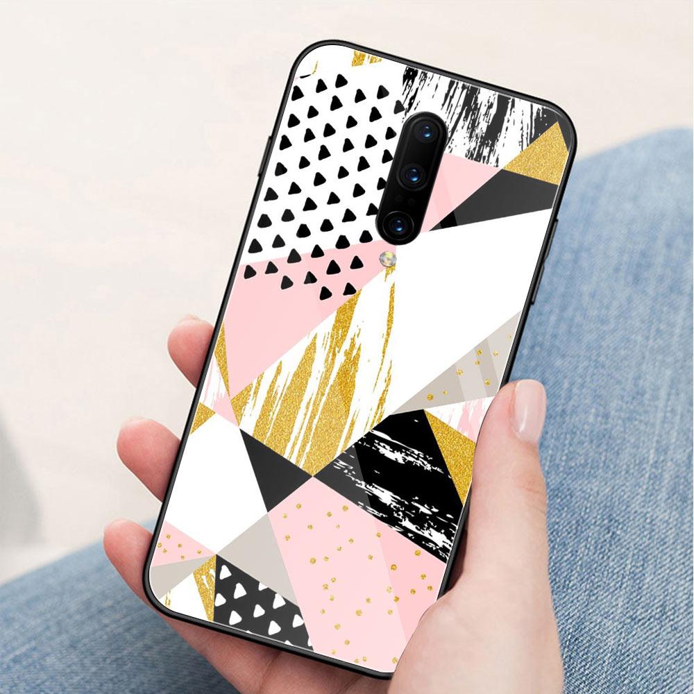 Marmurowa obudowa na Oneplus 7 pro Szklana tylna obudowa Oneplus 6t coque na Oneplus 1+ 5 5t 6 Oneplus 6 6t 7 pro