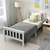 Modern Wooden Single Bed Rack Frame with Headboard Bedroom Decoration Furniture