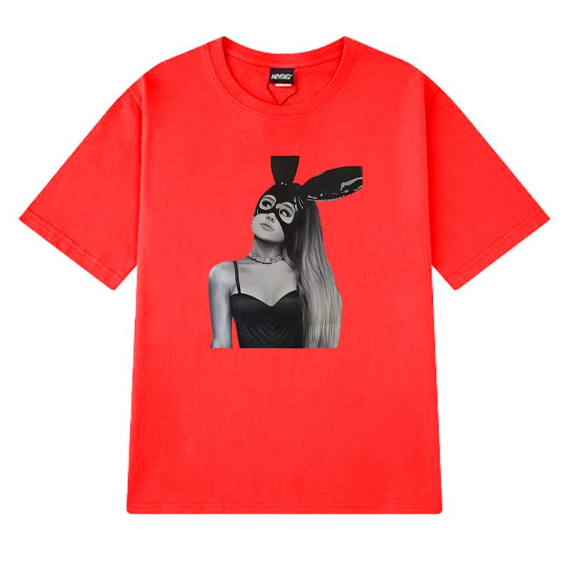 Hot Singer Ariana Grande Dangerous Graphic T shirt Men Women vintage Hip Hop streetwear Unisex100% Cotton short sleeve T-shirts