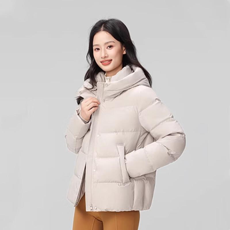 XueZhongFei Short Hooded Down Jacket