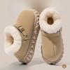 Thick-soled Cotton Shoes, Indoor Home Plush Warm Slippers for Women