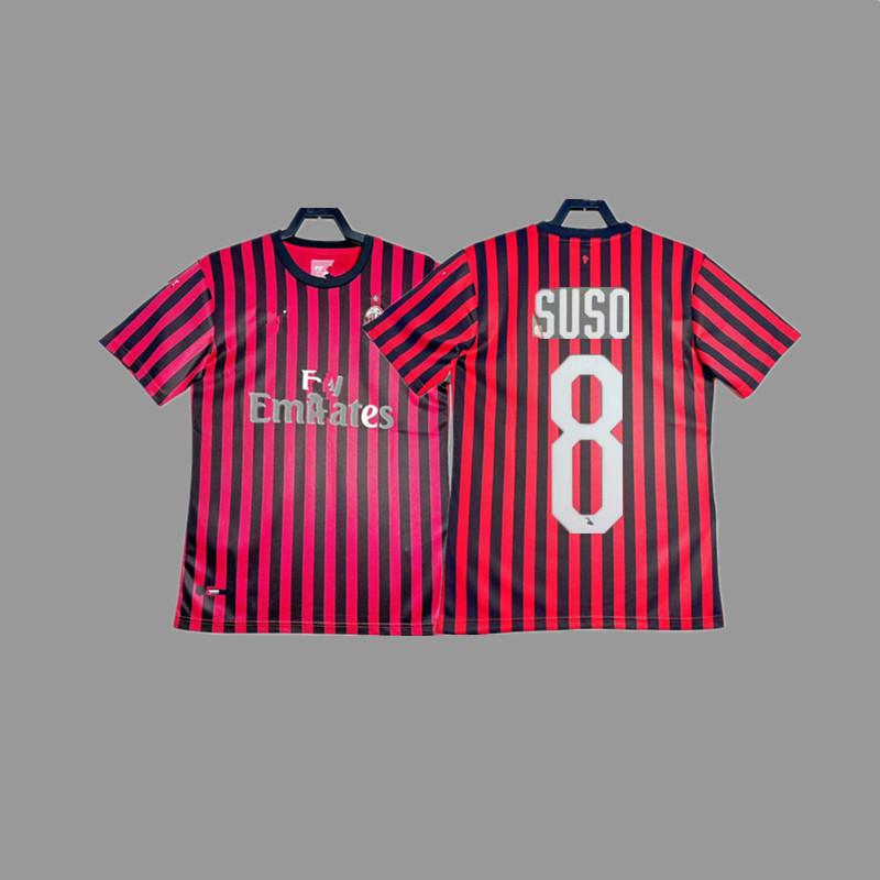AC vintage jersey football jersey Maldini Tonali Ibka Piatek Shevchenko jersey