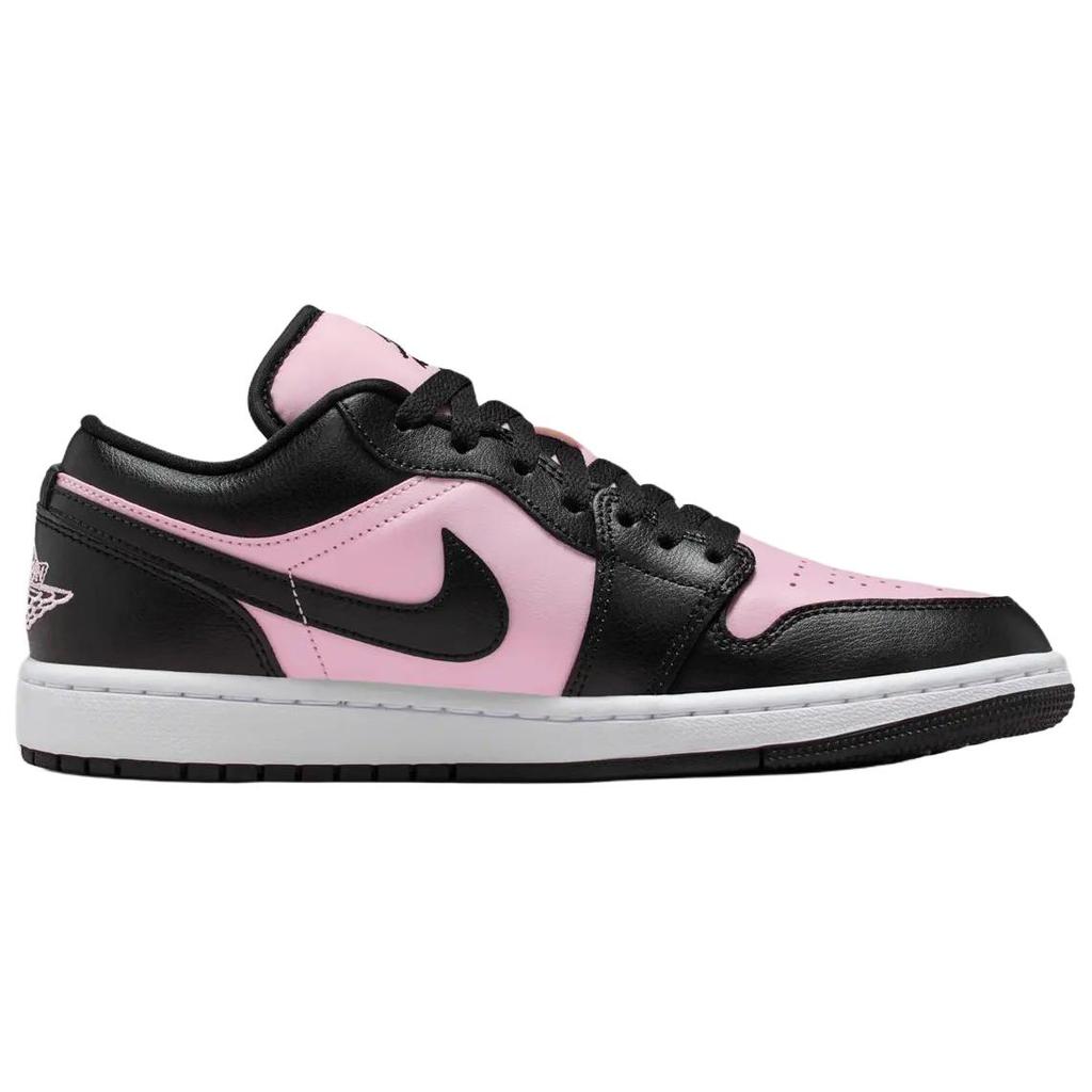 Air Jordan 1 Low SE Pink Foam Black Women Sneakers White IO3394-663