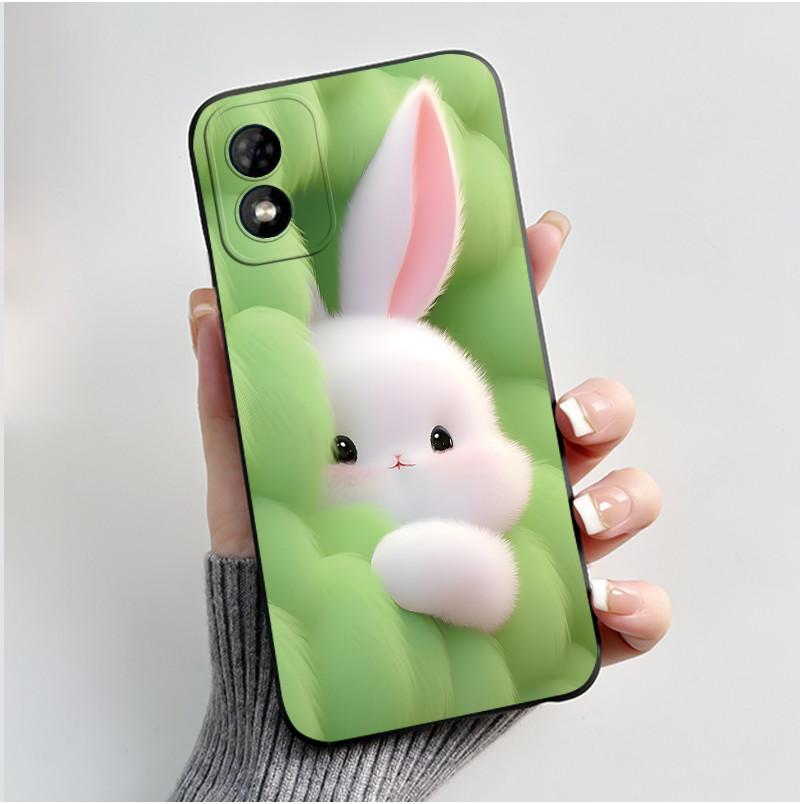Phone Case For Itel A18 Bumper Soft Silicone Jelly Black Case Stylish Style Fashion Snow Mountain Painted Shockproof Cover