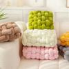 Knotted Square Cushion Nordic Aesthetic Stuffed Pillow Office Chair Decorative Plush Pillow Sleeping Back Knot Hand-made Cushion