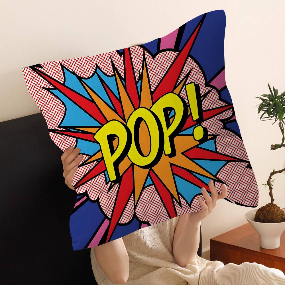 Roy LLichtenstein Art Pillow Cover Design cushion Cover decor Holiday Decorati