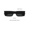 Saint Laurent Logo Acetate Irregular Frame Sunglasses Men sunglasses Black 779820Y99601033