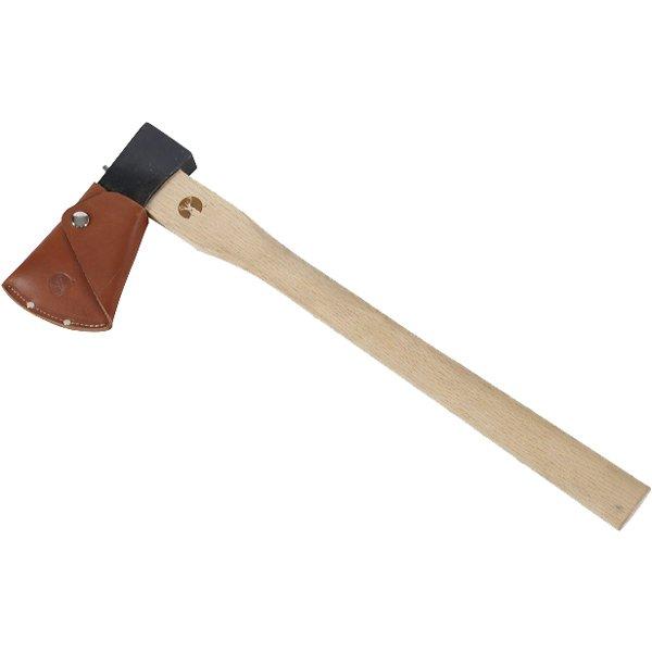 Captain Stag Captain Stag All Steel smAll Ax Long Straight 450 With Leather Cover Um 9 [outdoor Field Gear Ax]