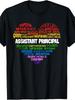 Assistant Principal Heart Typography T Shirt Inspiring Educator Appreciation Gift Colorful School Le