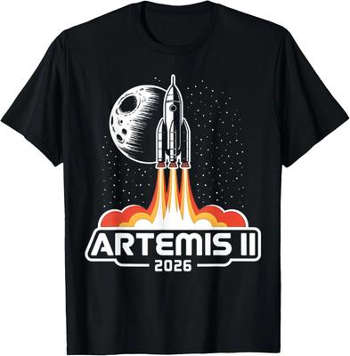 T-Shirt Artemis II Ritorno sulla Luna 2026