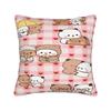 Pillow Cover Bear And Panda Bubu Dudu Graphic Cushion Cover Funny Pillow Case For Living Room Chair Pillowcases