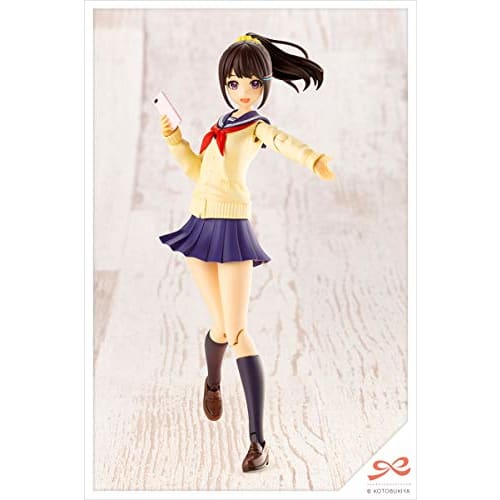 Kotobukiya Sousai Shojo Teien Yuki Madoka [Momozakura High School, Winter Uniform] 1/10 Scale Plastic Model JK001, Approximately 150mm Tall
