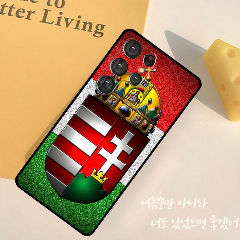 Hungary Flag Phone Case For Samsung Galaxy S25 Ultra S9 S10 S20 S22 S21 S23 Plus S24 FE Back Cover Shell