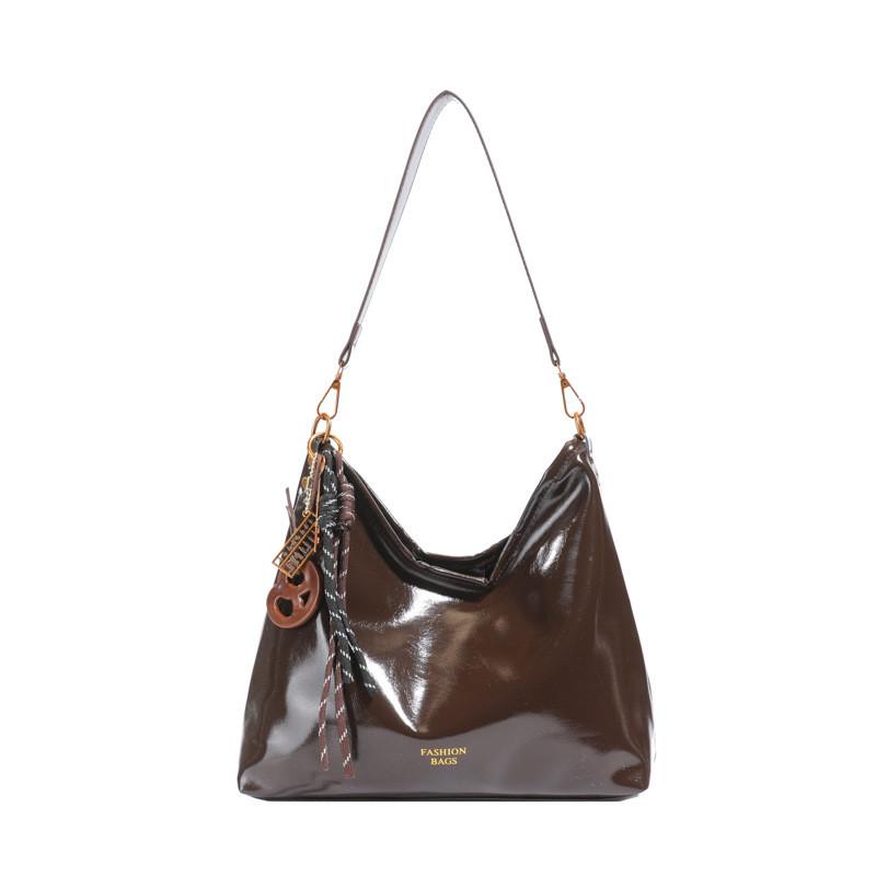 Urban Minimalist Pu Shoulder Bag With Large Capacity For Daily Use