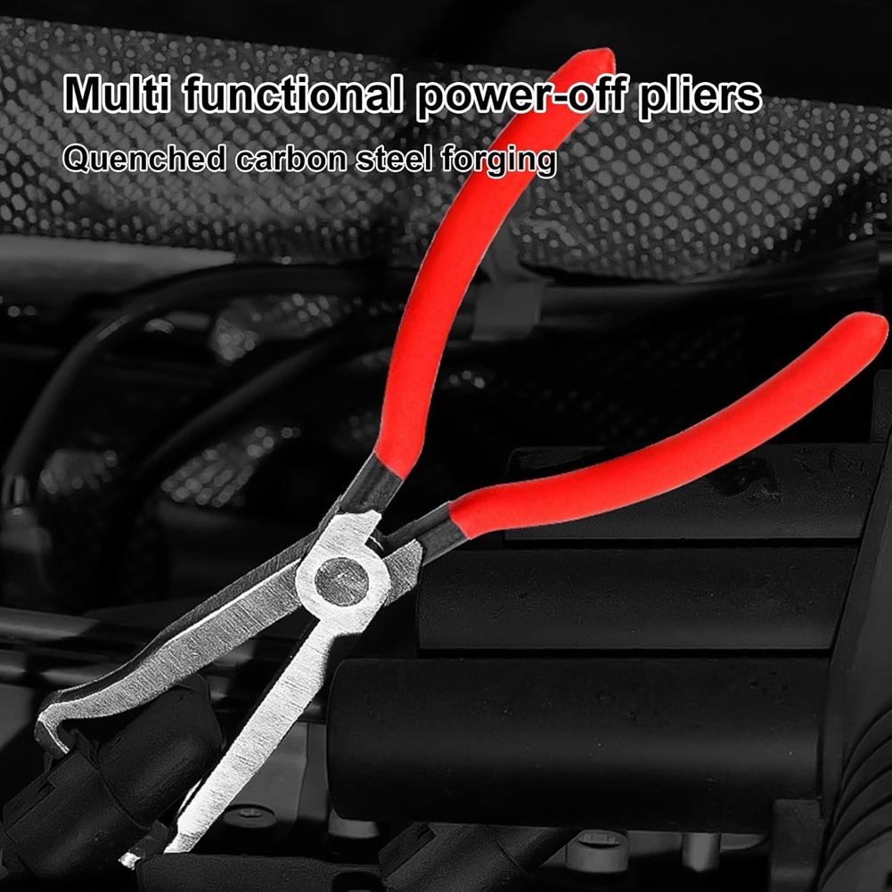 AAAF Automotive 4-Piece Electrical Disconnect Pliers Set-Connector Separator Kit With Angled Pliers& Removal Tools In A Box