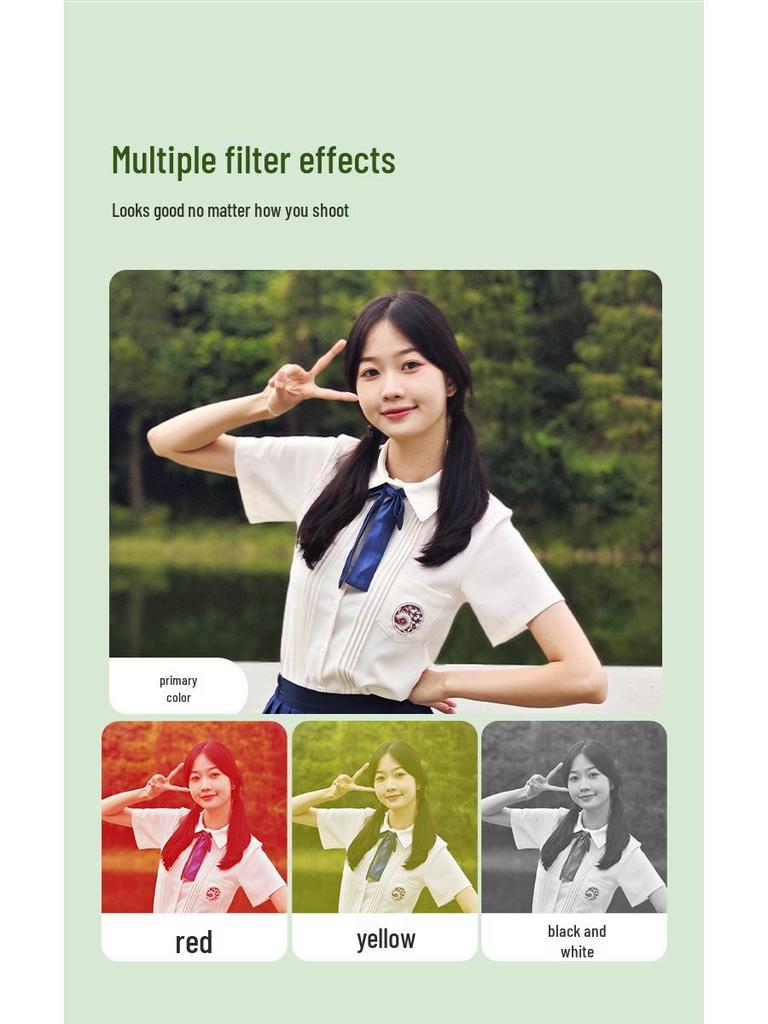 Přenosný retro HD fotoaparát s výklopným displejem - Nabízí selfie, nahrávání videa a mobilní přenos