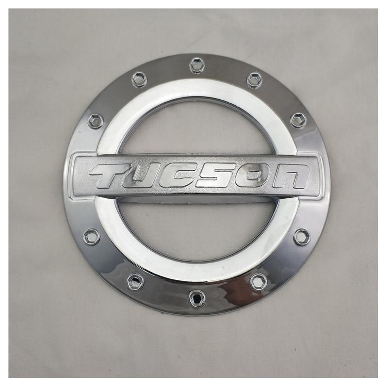 Car fuel tank cover 1PCS ABS Chrome plated for Hyundai Tucson 2004 2005 2006 2007 2008 2009 Accessories Fuel Tank Cap Cover