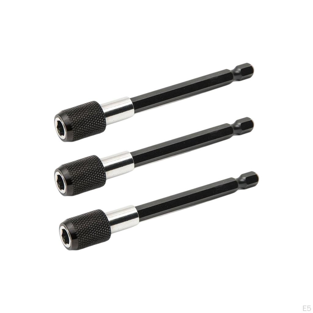 Bit Holder Extension Hexagon Rod Conversion Connect Metal Drill Adapter