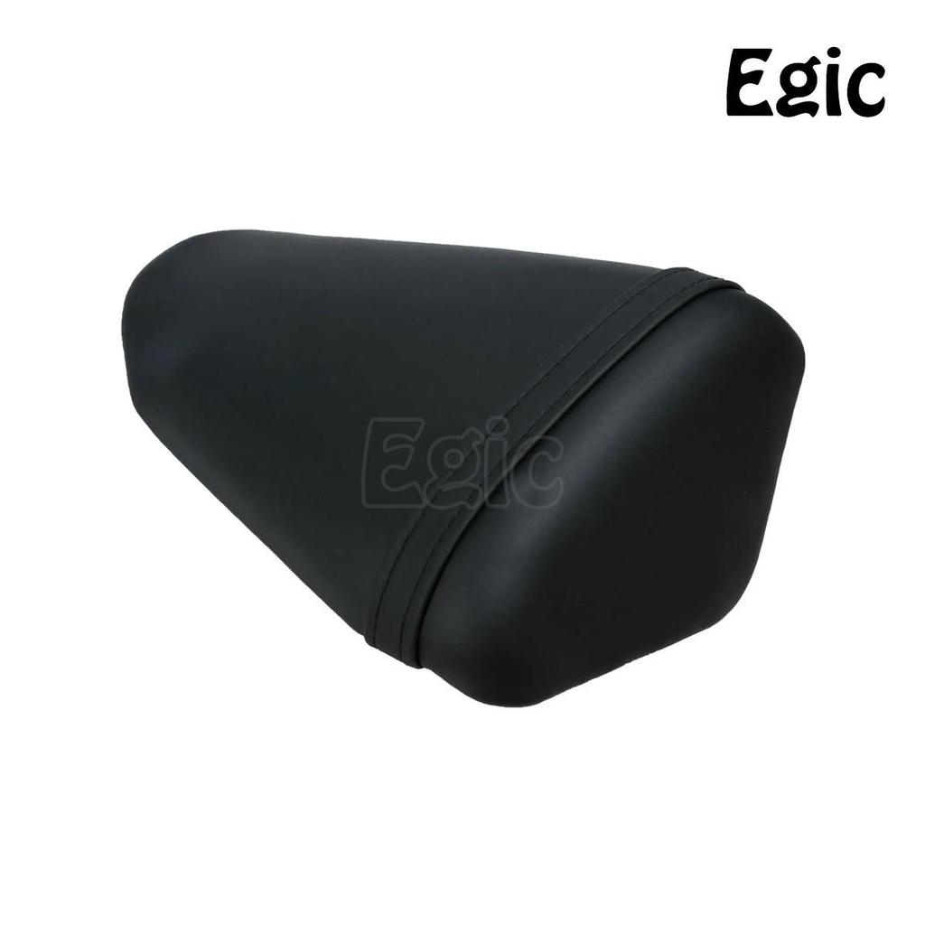 Black Leather Seat Cushion for Ninja Kawasaki ZX6R 636 (2009-2018)