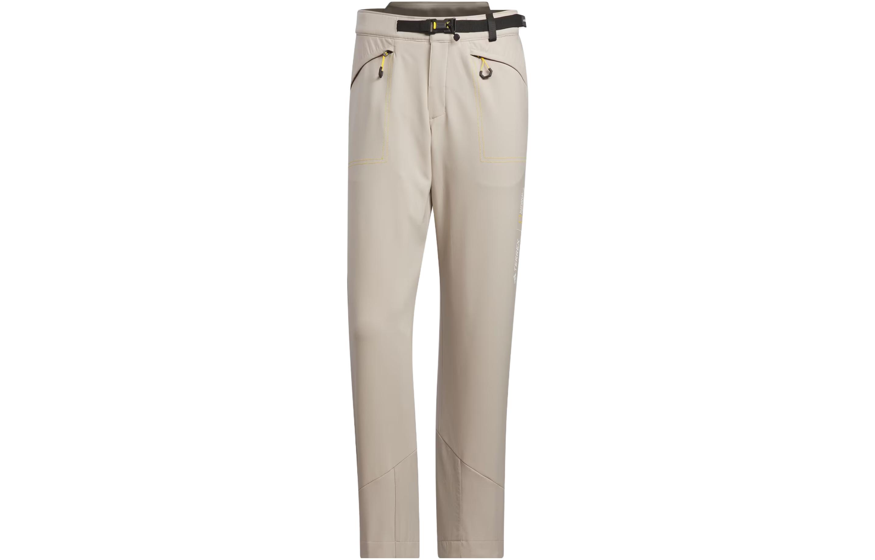 Adidas National Geographic Co Branded Section Sports Pants Men s Light Umber Moderate IL8991 XL