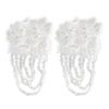Pearl Embroidery Shoulder Ornaments Diamond Binding Beads Handmade Embroidery Patch Three-Dimensional Bead Sequince Beaded