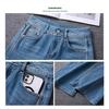 Women's Light Blue High-Waisted Wide-Leg Jeans - Spring/Autumn 2025 Collection - Loose Petite Straight-Leg Style