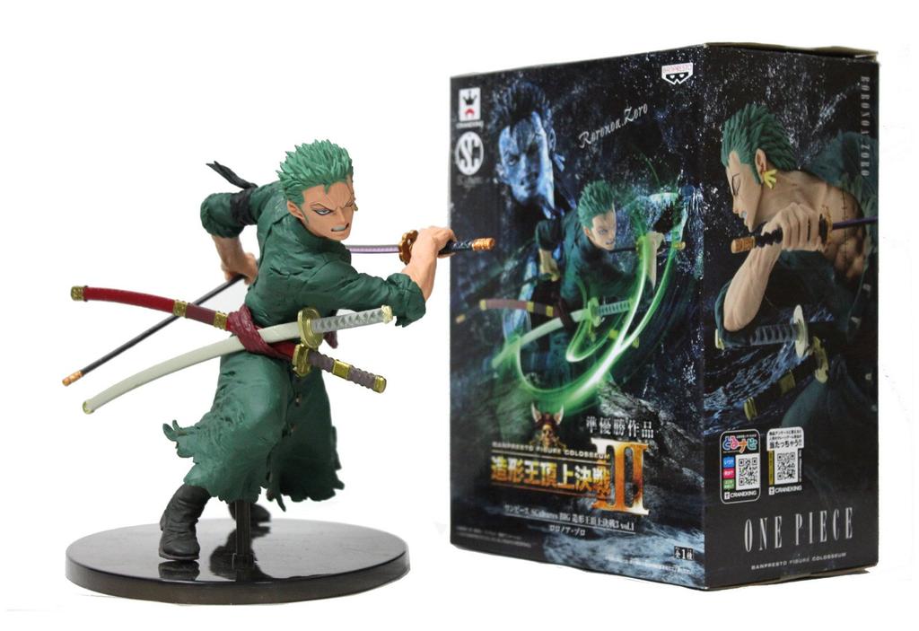 SCultures BIG Summit Battle 3 Roronoa Zoro One Piece Height 20cm Figure Zoukei-Oh vol.1 Approx.