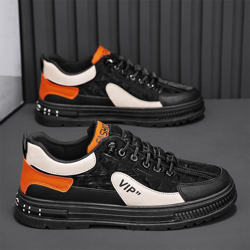 

Мужская обувь осень 2024 года, новые ботинки Martin на платформе, мужские водонепроницаемые и нескользящие спортивные повседневные кожаные туфли для работы и страхования труда 44