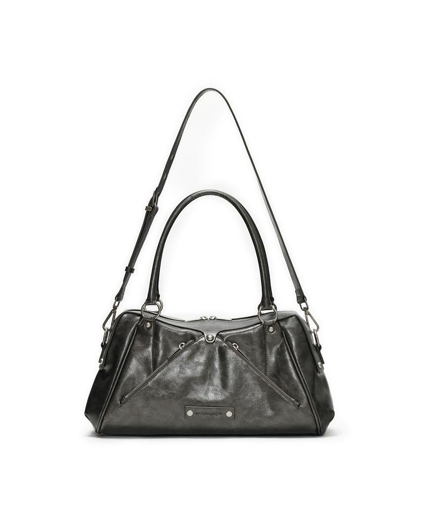 Sunburnproject Faux Leather M.O.S Bag, Metal