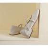 Women's soft soled thick heels round toe shoes