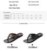 Men's Genuine Leather Summer Flip Flops - Breathable Non-Slip Beach & Casual Home Sandals