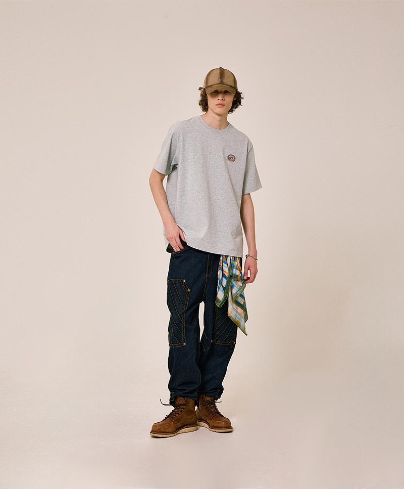 NUUKFITTER Nkft Heavy Cotton T-Shirt [Melange Gray]