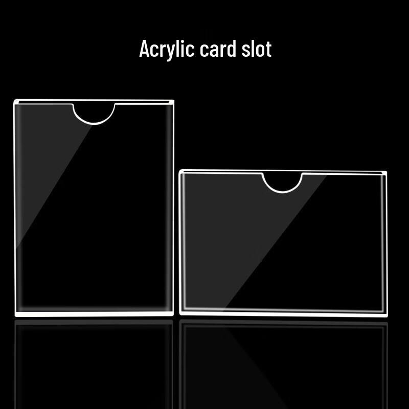 Acrylic Double Slot Photo Display Frame